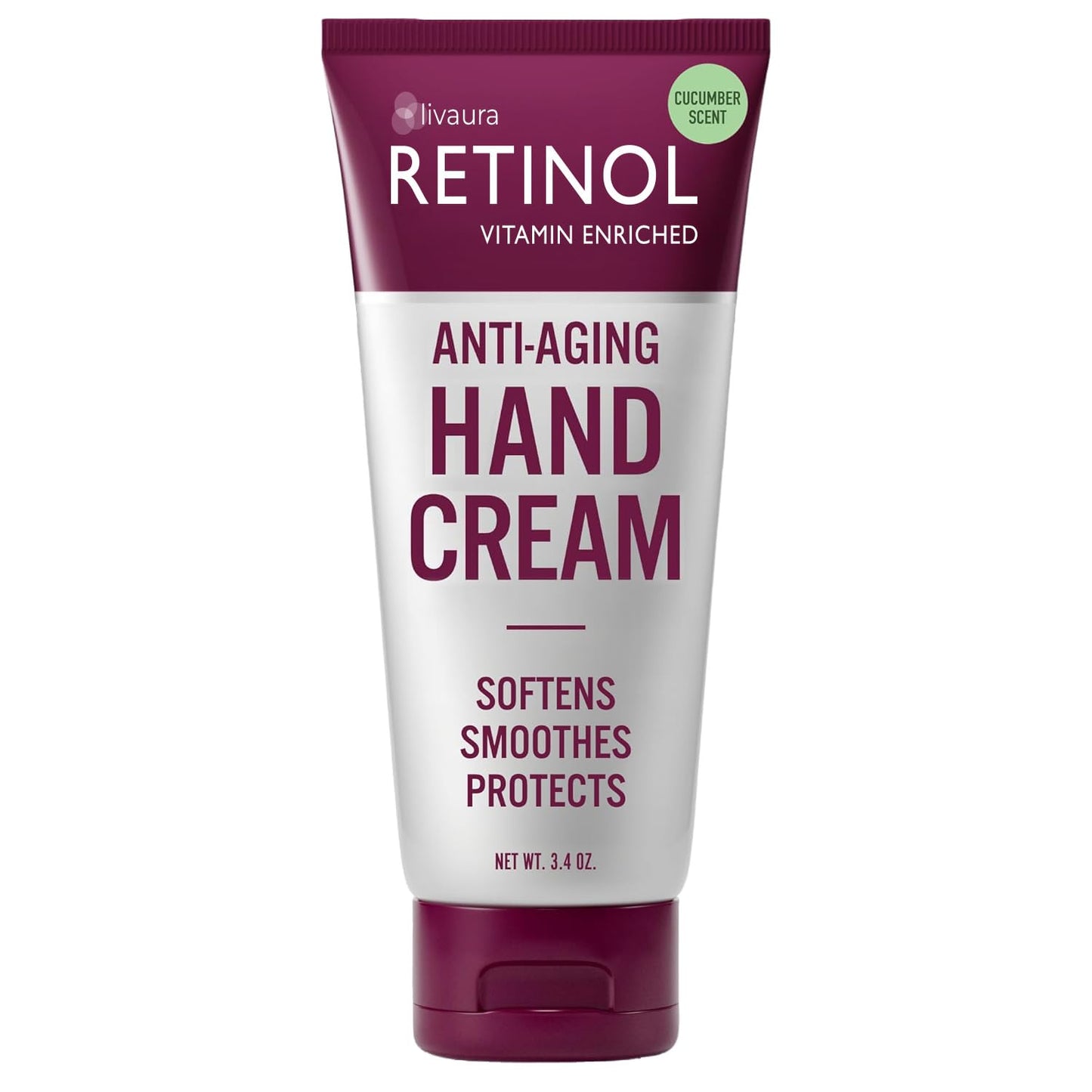 LIVAURA Retinol Anti-Aging Hand Cream-The Original Retinol For Younger Looking Hands -Rich Hand Cream Conditions, Nails & Cuticles - Vitamin A