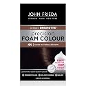 John Frieda Precision Foam Hair Colour, Dark Natural Brown 4N, 2 pk