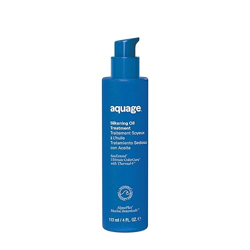 AQUAGE SeaExtend Silkening Oil Treatment, Ultra-Light Formula Smooths, Silkens and Adds Brilliant Shine, 4 oz