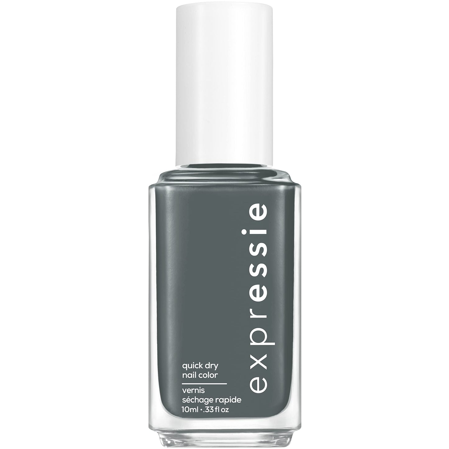 essie Expressie Nail Polish, Quick-Dry Muted Gray Nail Polish, Vegan, Cut To The Chase, 0.33 fl oz Beauty & Personal Care essie