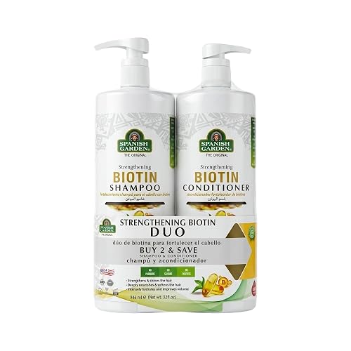 Spanish Garden Biotin Shampoo & Conditioner Set 2 Pound