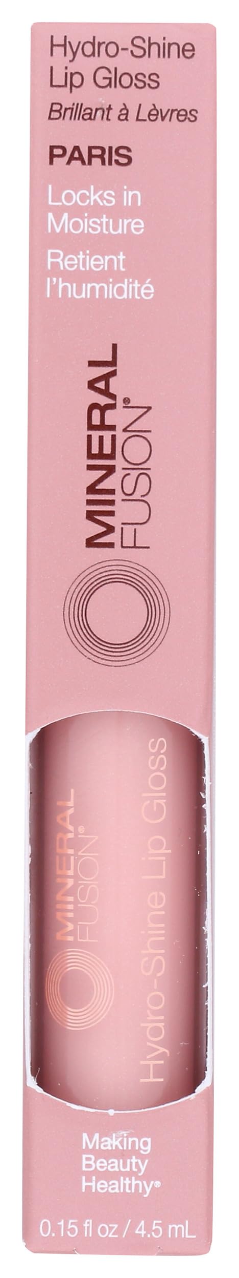 Mineral Fusion Hydro-Shine Lip Gloss, Paris, 0.15 Ounces