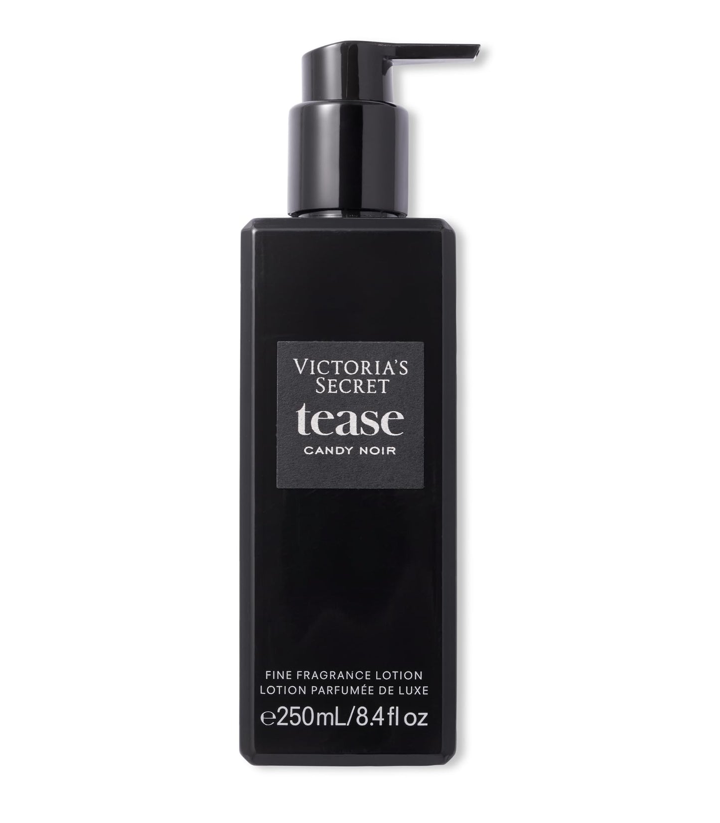 Victoria's Secret Tease Candy Noir Fragrance Lotion, Notes of Raspberry Glaze, Night-Blooming Iris & Warm Tonka, (8.4 oz)