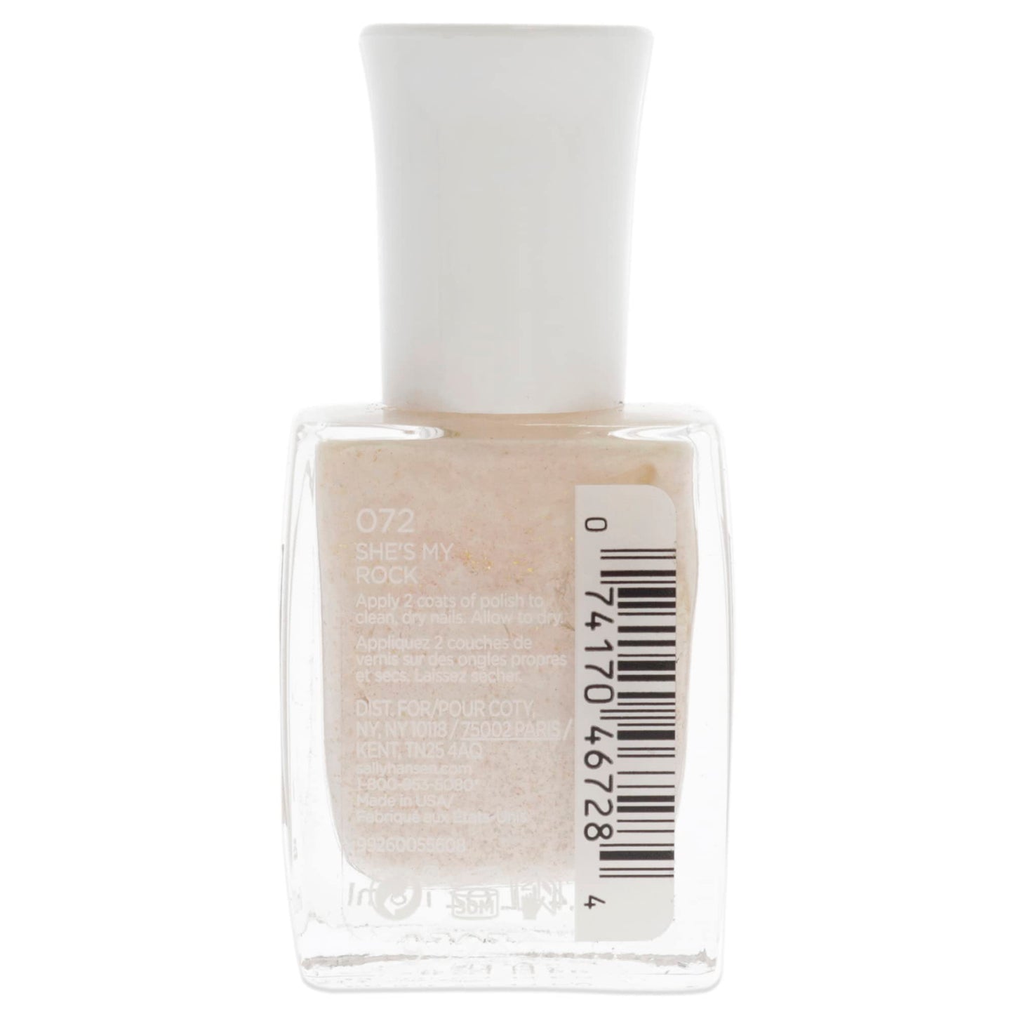 Sally Hansen Mega Strength Nail Color, She's My Rock, 0.4 Fl Oz, 30230498072