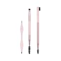 Real Techniques Brow Shaping Set, Spoolie, Tweezers & Brow Brushes, Dual-Ended Tools, For Styling, & Shaping Eyebrows, Get Full, Fluffy Brows