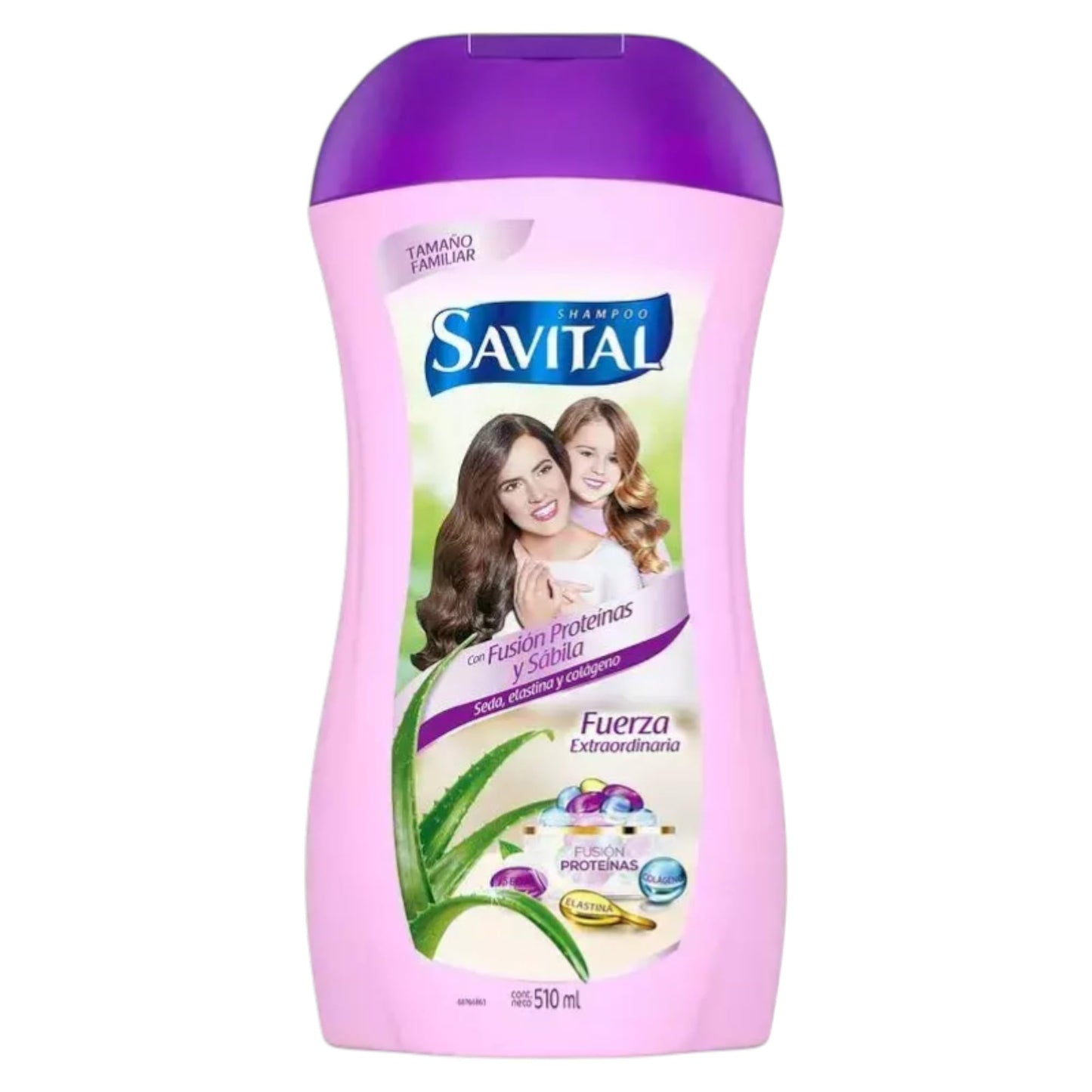 Savital Shampoo (510ml) and Conditioner (490ml) Set with Protein Fusion and Aloe - Daily Hair Care Duo for Soft, Smooth, and Manageable Hair