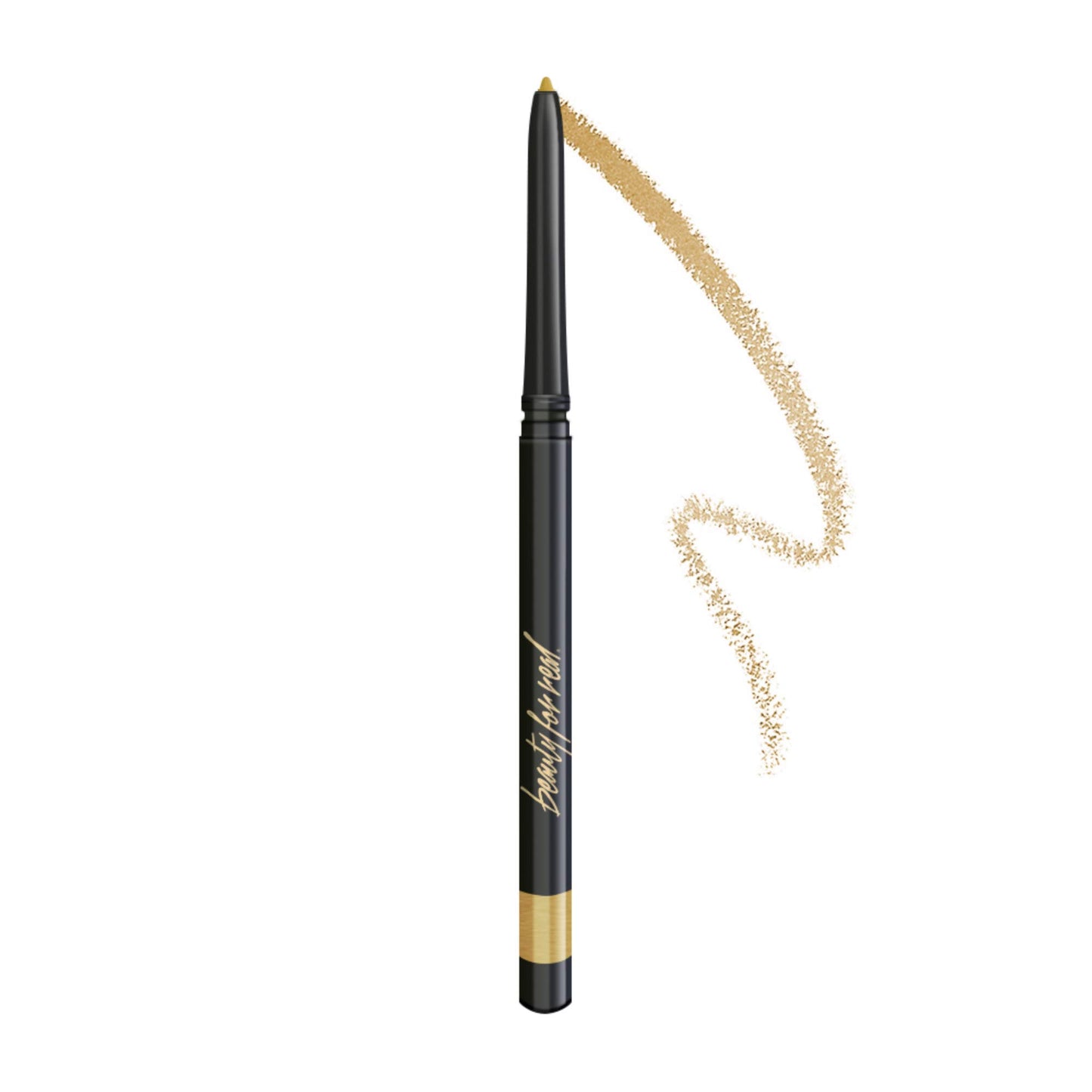Beauty For Real I-Line 24-7 Eyeliner, 24 Karat - Metallic Gold - Long-Wearing, Waterproof Gel Formula - Safe for Sensitive Eyes & Contact Lens…