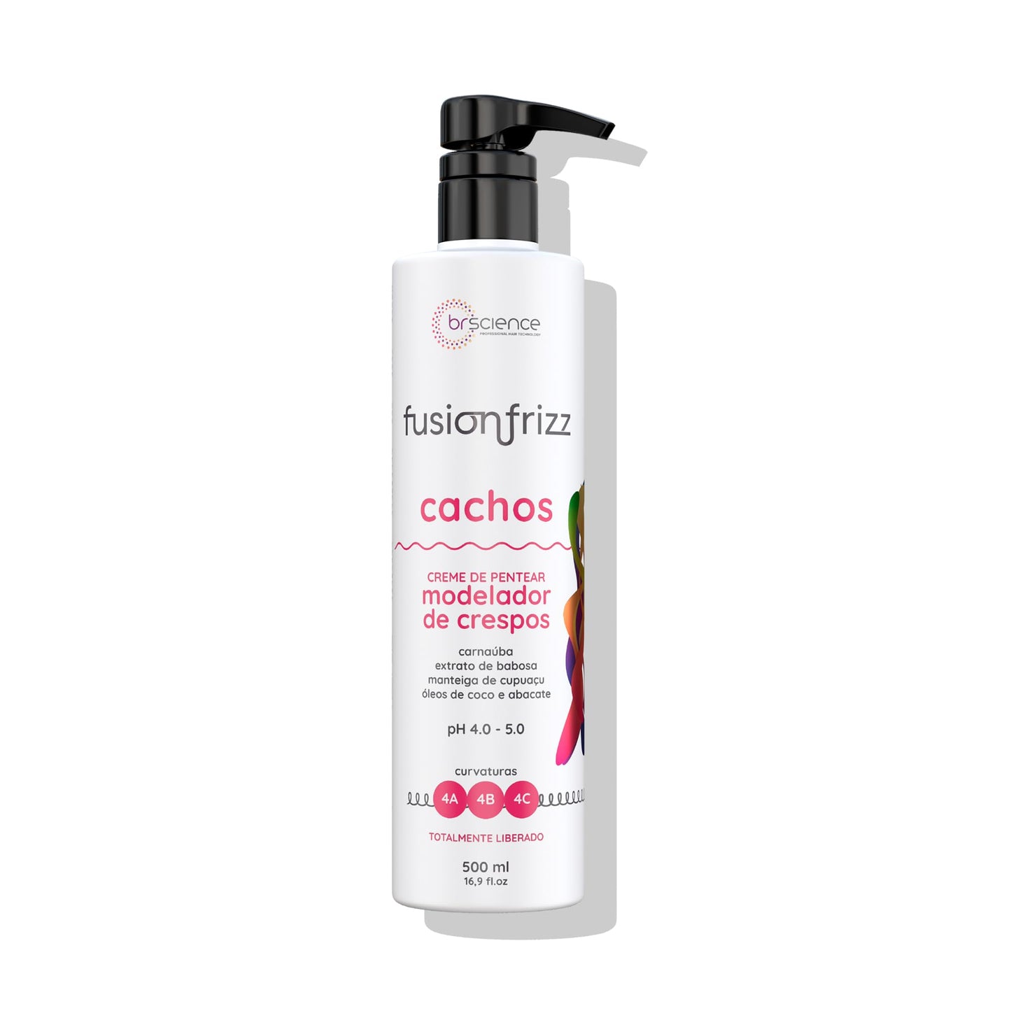 Brscience Fusionfrizz Curls 4A, 4B, 4C - Curly Styling Combing Cream 500ml