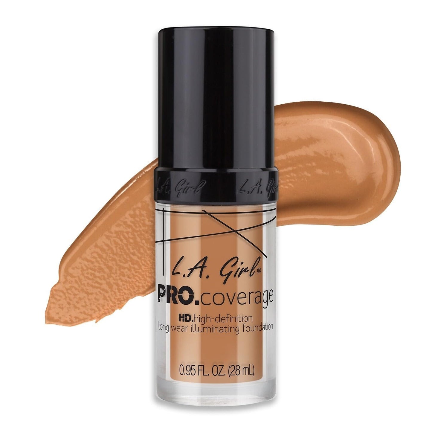 L.A. Girl Pro Coverage Liquid Foundation, Soft Honey, 0.95 Fl Oz Beauty and Personal Care L.A. Girl