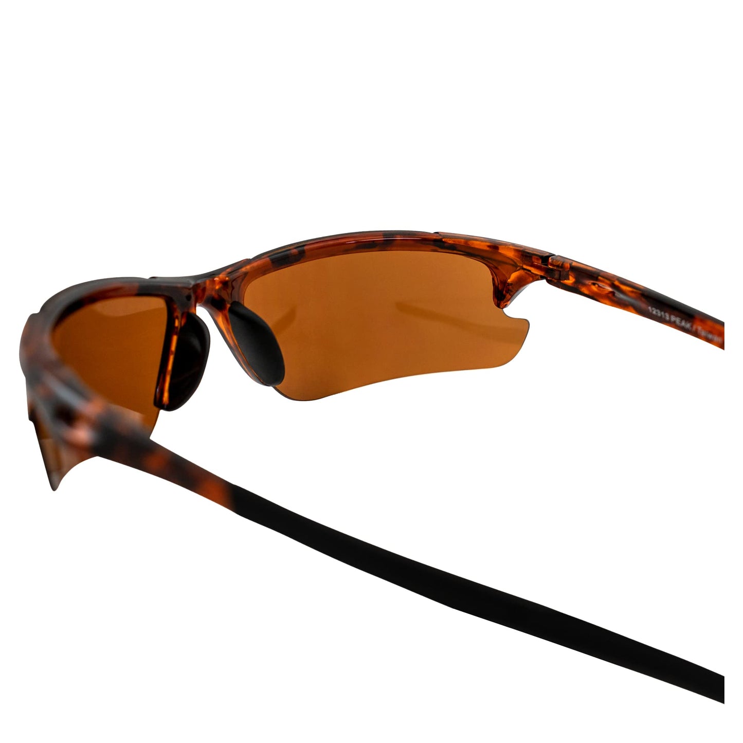 Raze Eyewear Peak Sport Sunglasses Tortoise Gloss Frame High Definition HD Lens