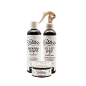 DandyMen Full Volume Hair Set for Men - Thickening Shampoo, Sea Salt Spray & Grooming Clay - 3-Step Styling Kit for Volume, Texture & Hold (Saffron