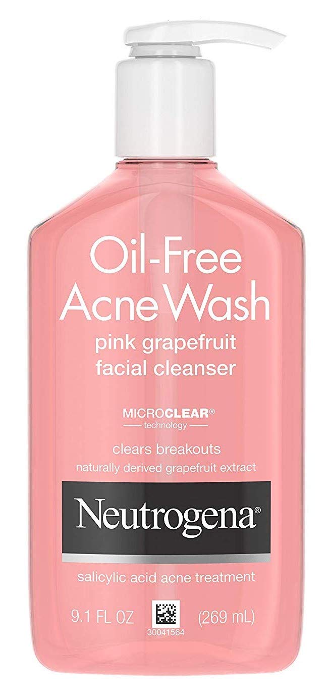 Neutrogena Acne Wash Pink Grapefruit 9.1 Ounce Pump (269ml) (6 Pack)