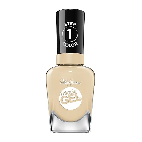 Sally Hansen Miracle Gel Salon Quality Nail Polish | Gel-Like Formula, Two-Step System, No UV Light Needed, Long Lasting | Semi-Opaque | 771 Beauty & Personal Care Sally Hansen