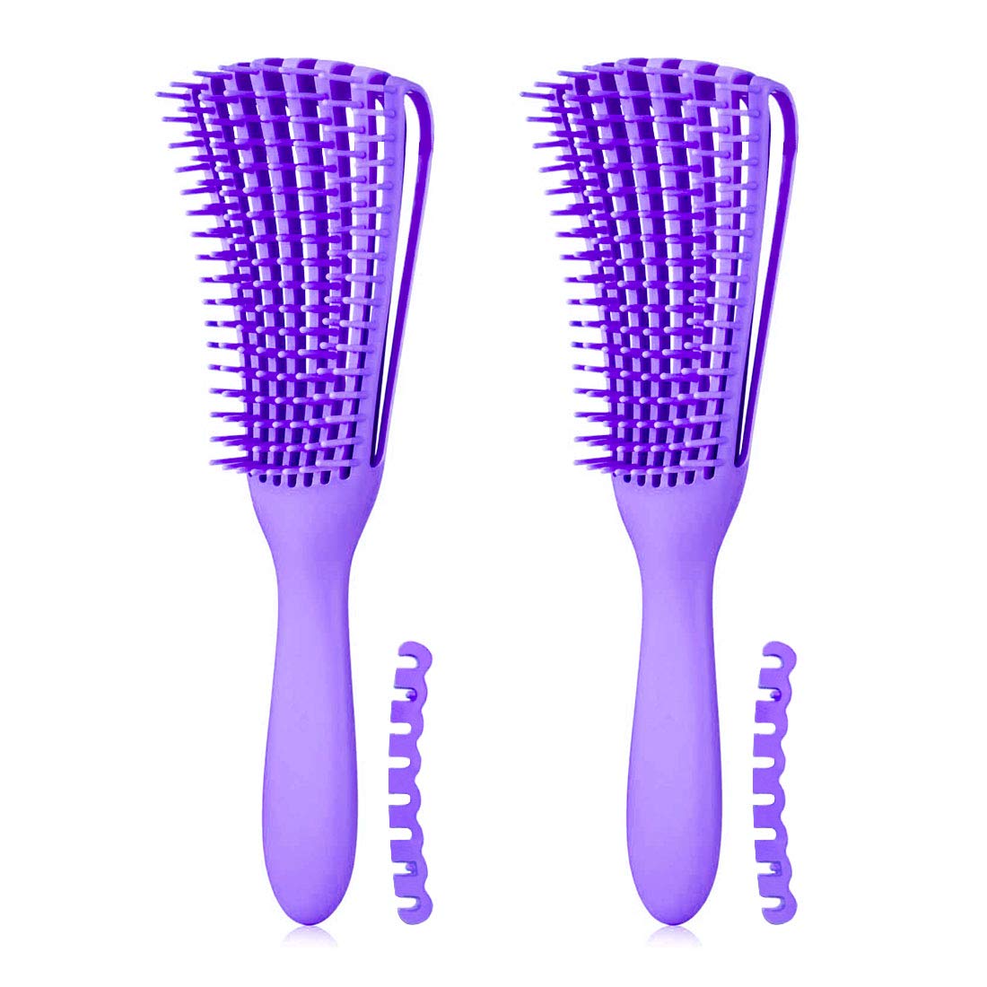 A.DASHER Hair Brush for Afro America/African Hair Textured 3a to 4c Kinky Wavy/Curly/Coily/Wet/Dry/Oil/Thick/Long Hair, Detangling Brush for Women (2