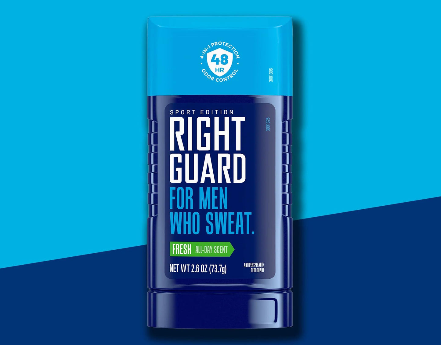 Right Guard Sport Antiperspirant Up To 48HR, Fresh, 2.6 Oz (Pack of 6)