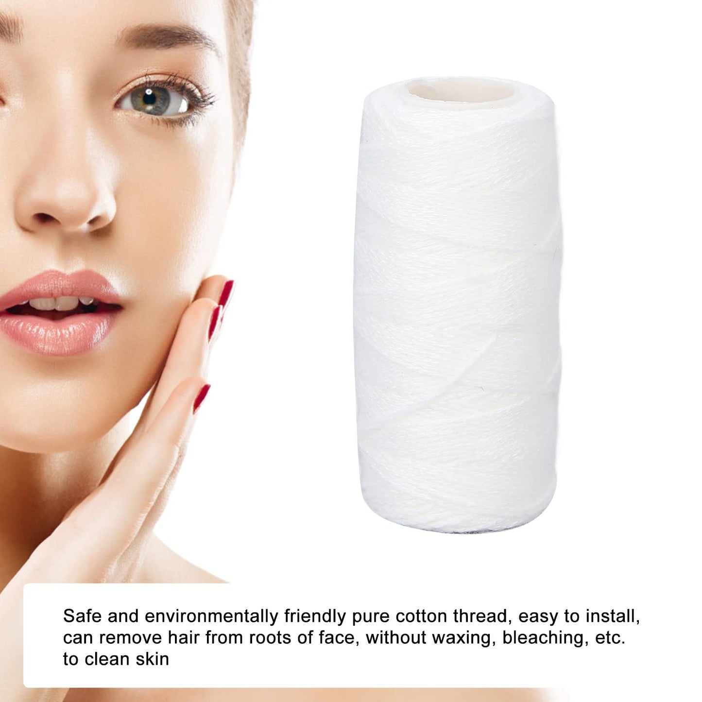 Electric Hair Remover Thread, Cotton Thread for Epilator, Replacement Thread for Face Threading Machine, Hair Removal Wire Beauty and Personal Care Yosoo Health Gear