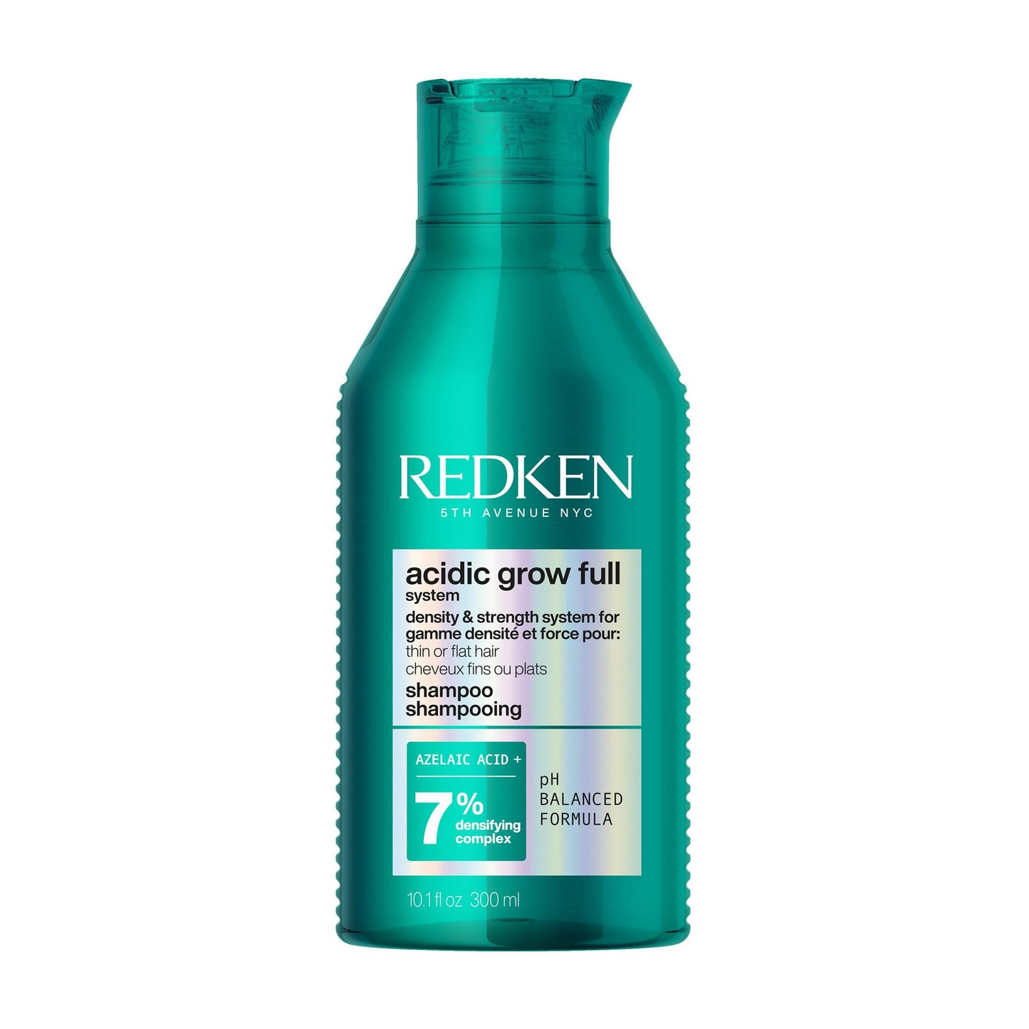 Redken Acidic Grow Full System Densifying Shampoo - Lightweight Shampoo for Fuller, Thicker-Looking Hair, Gentle Cleansing & Scalp Moisturizing