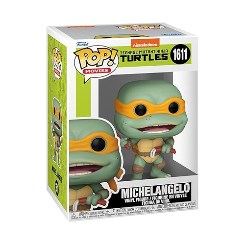 Funko POP! Movies: Teenage Mutant Ninja Turtles (TMNT) - Michelangelo Sausage Link Nunchucks - Collectable Vinyl Figure - Gift Idea - Official…