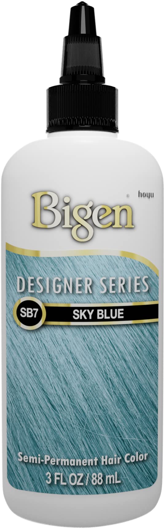 Bigen SB7 Sky Blue Designer Series Semi-Permanent Hair Color (pack of 3)