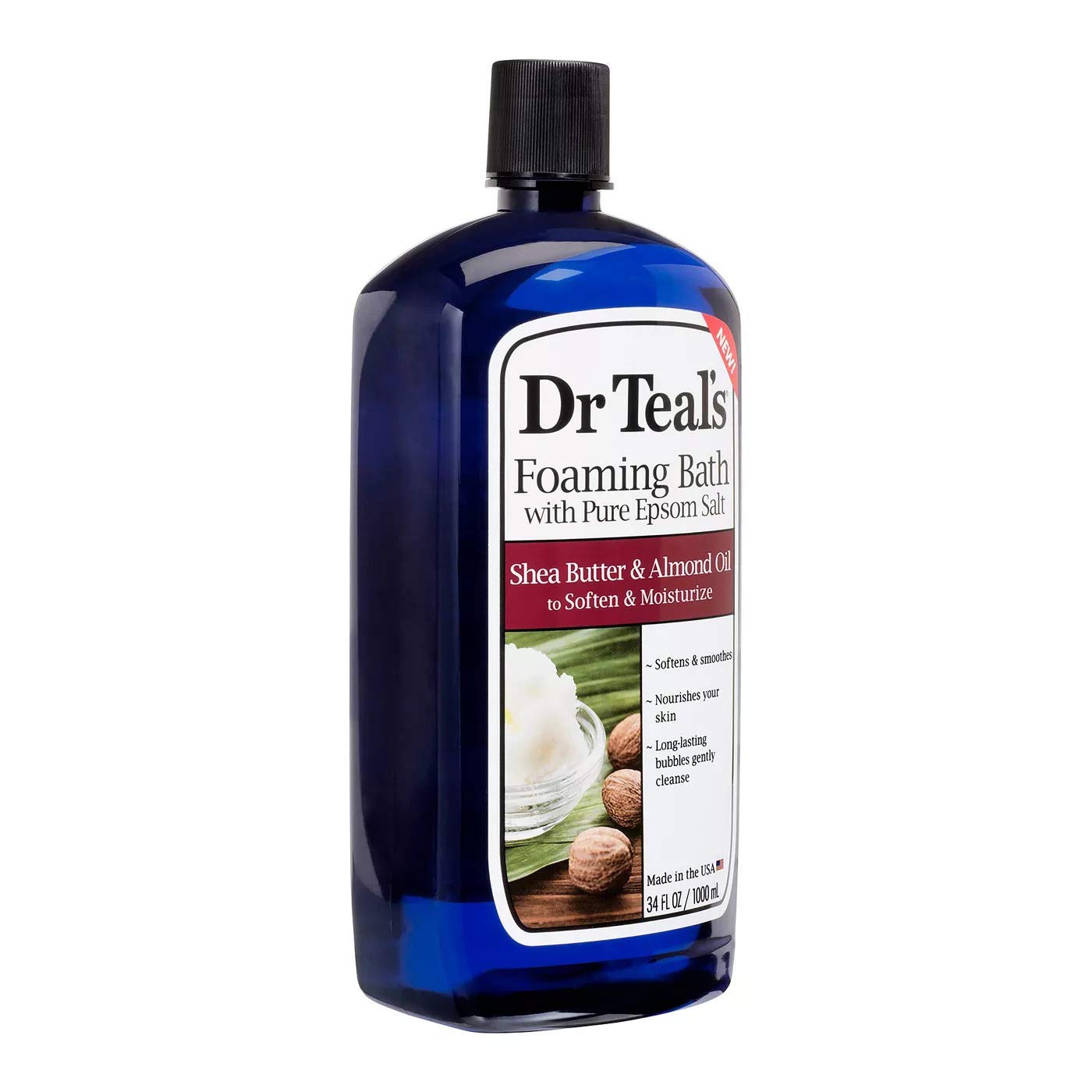 Dr Teal's Foaming Bath Variety Gift Set (2 Pack, 34oz Ea) - Soften & Moisturize Shea Butter & Almond Oil, Nourish & Protect Coconut Oil - Essential Beauty and Personal Care Dr Teal's
