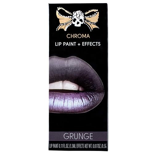 Tattoo Junkee Grunge, Blue Gray Shade, 2-in-1 Lip Kit With Matte Liquid Lipstick & Shimmer Powder, Long Lasting, Cruelty Free
