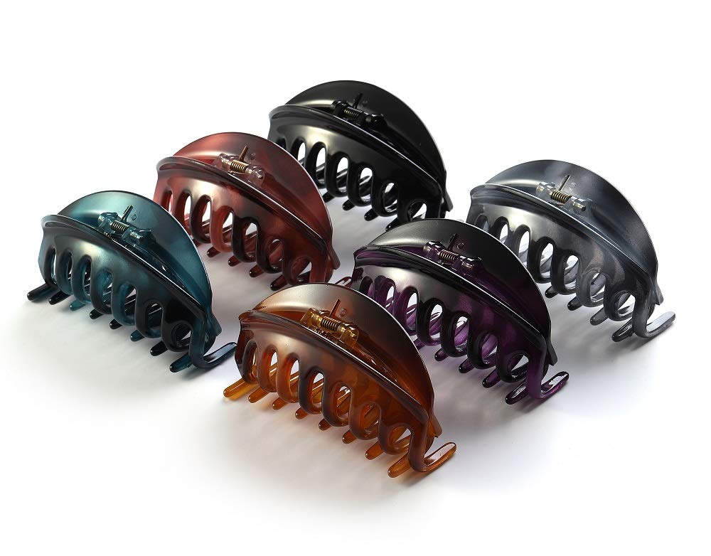 Rosette Hair Premium Chic Styling Hair Claw Clip, Strong Holding Power Hair Clips Clamps Indoor Outdoor Hair Grip Hairpins Hairgrip for Women