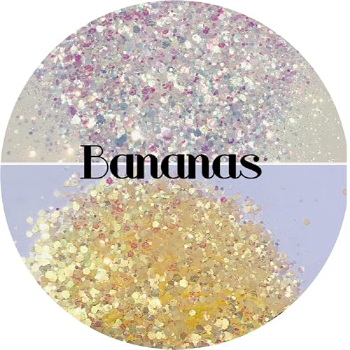 Yellow UV Color Changing Glitter | UV Reactive Glitter for Arts & Crafts | Tumblers | Cosmetics | Nails | Epoxy Resin Art | Slime | DIY Crafts |
