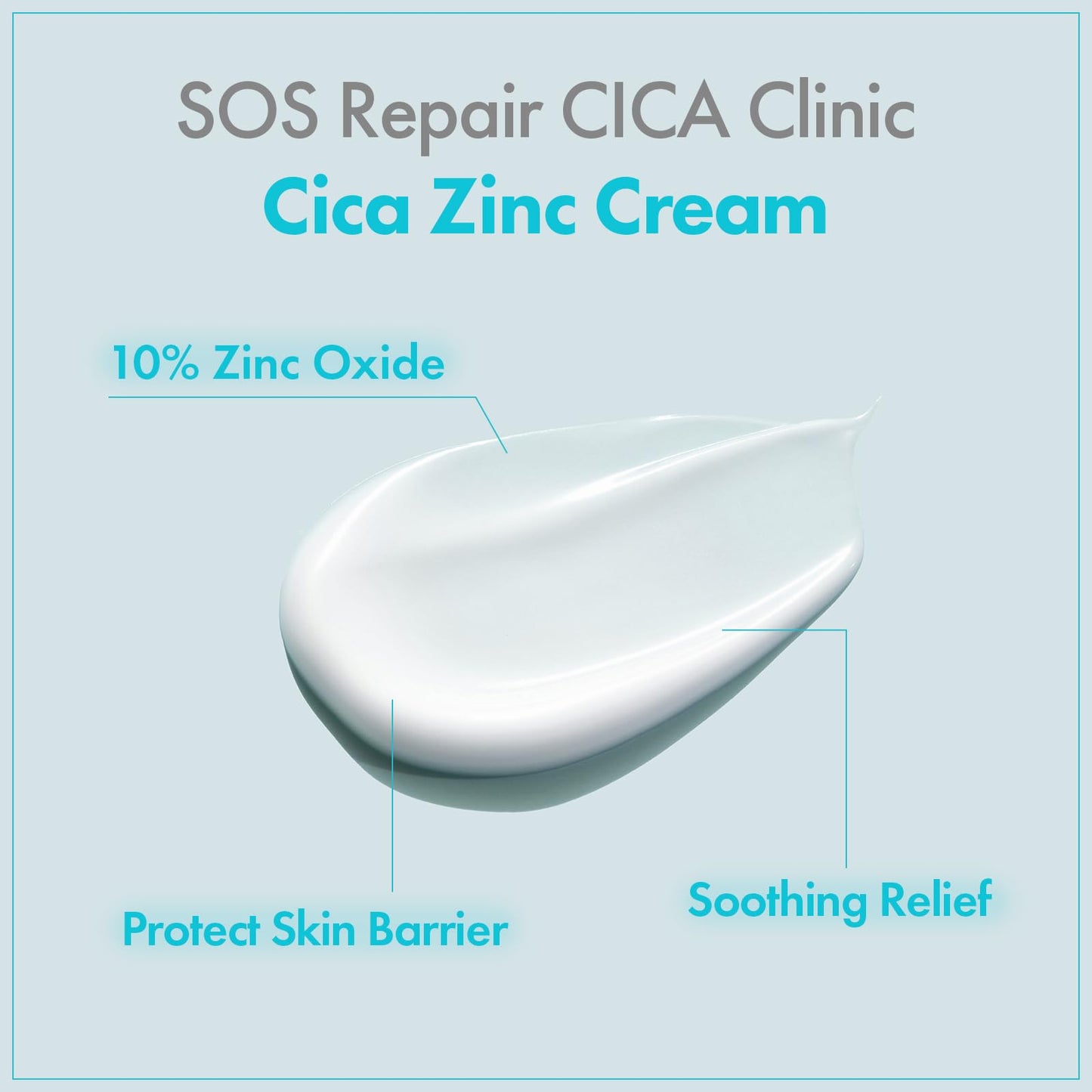 TOSOWOONG Zinc Oxide 10 Cream, 100,000ppm Zinc Oxide, Heal, Soothe Acne, Redness, Rosacea Treatment, Skin Barrier Repair, Moisture, Non-Comedogenic Beauty and Personal Care TOSOWOONG
