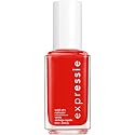 essie Nail Polish, Expressie Quick-Dry Nail Color, Vegan, Word On The Street, Red, Send A Message, 0.33 fl oz Beauty & Personal Care essie