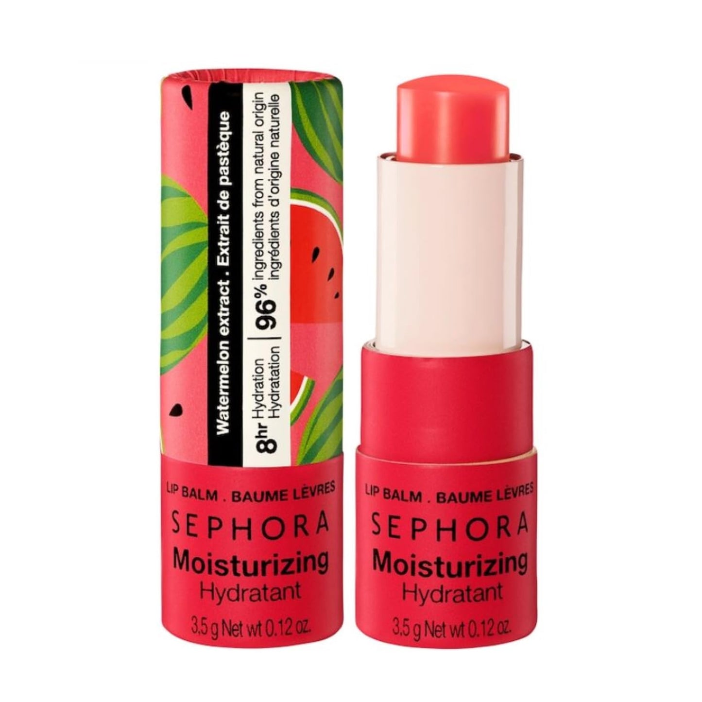 Sephora Favorites Watermelon Moisturizing Lip Balm 8h Hydration - 3.5 g / 0.12 oz