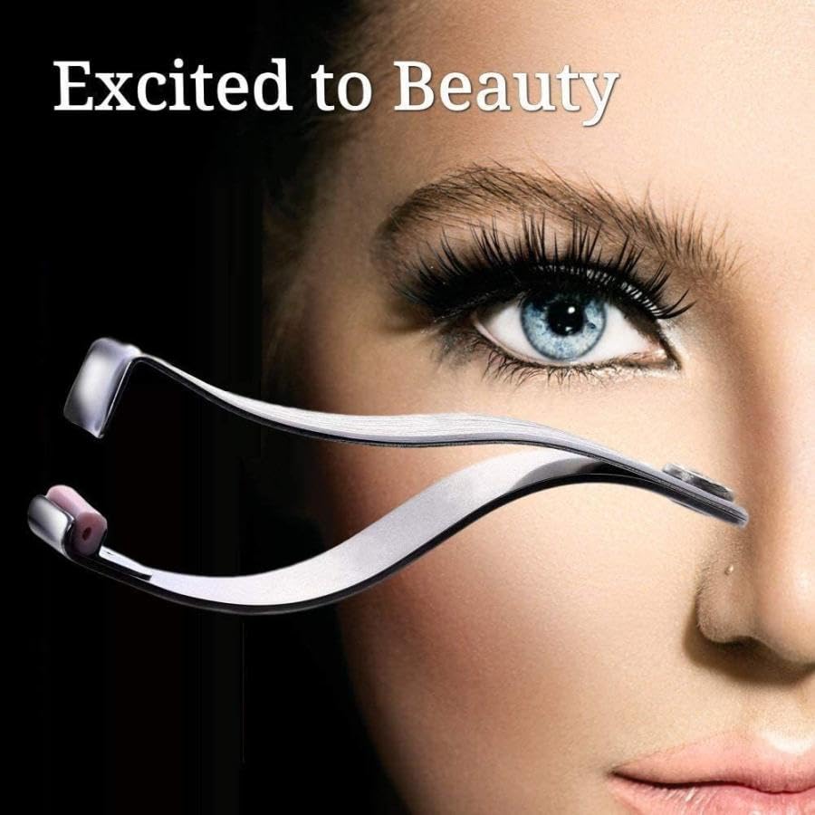 Prima Shogyo Partial Eyelash Curler for Corner Lash - Mini Japanese Eyelash Curler for Inner & Outer Lashes - Includes 6 Extra Rubber Pads - Made