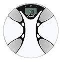Escali Ultra Slim Body Composition Scale with Bioelectrical Impedance Analysis, Calculates Body Fat, Water, Lean Muscle and Bone Mass