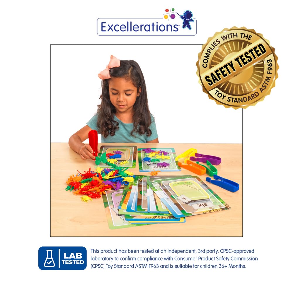 Excellerations Tweezer Tasks - Counting with Bugs