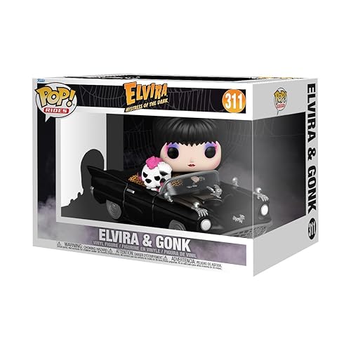 Funko POP! Rides Deluxe: Elvira Mistress of The Dark with Macabre Mobile - Collectable Vinyl Figure - Gift Idea - Official Merchandise - for Kids…