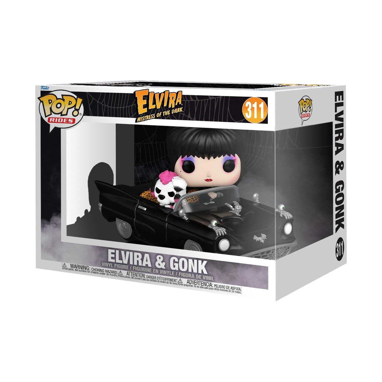 Funko POP! Rides Deluxe: Elvira Mistress of The Dark with Macabre Mobile - Collectable Vinyl Figure - Gift Idea - Official Merchandise - for Kids…