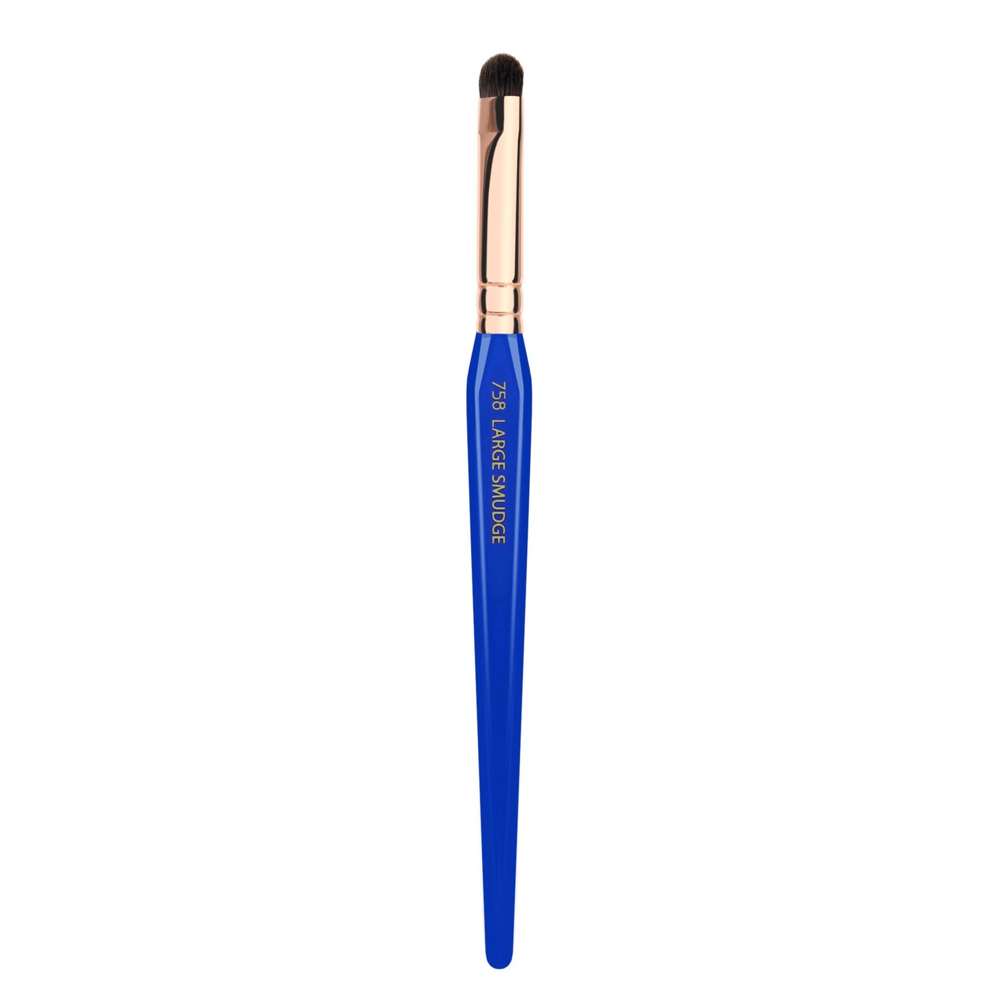 Bdellium Tools Professional Makeup Brush - Golden Triangle 758 Large Smudge - With All Vegan and Soft Synthetic Fibers, For Creating a Smoky Eye