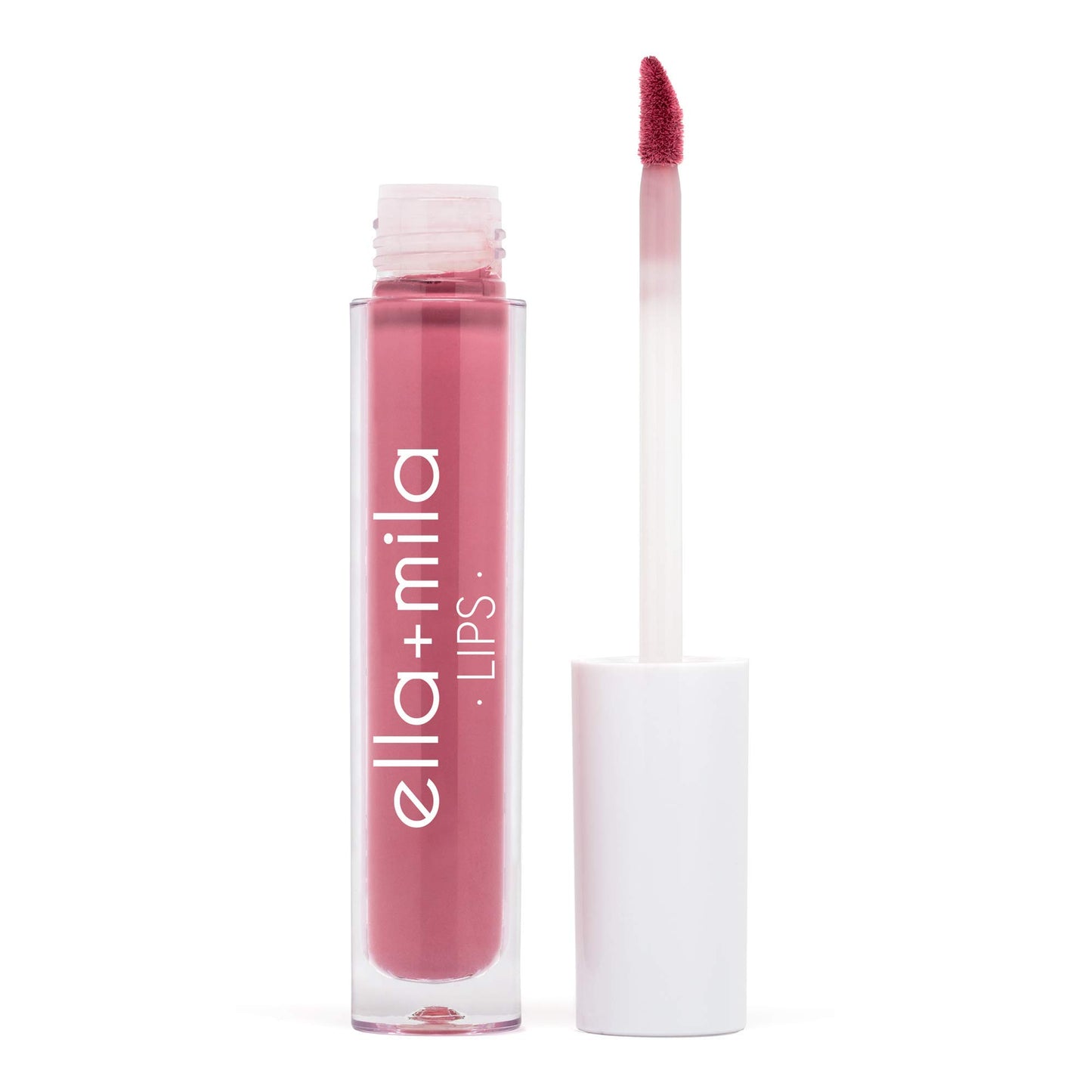 ella+mila Laced Up Nude Mauve Pink Liquid Lipstick - Moisturizing Pink Lipstick with Creamy Finish - Lightweight, Non-Sticky & Long Lasting Lipstick