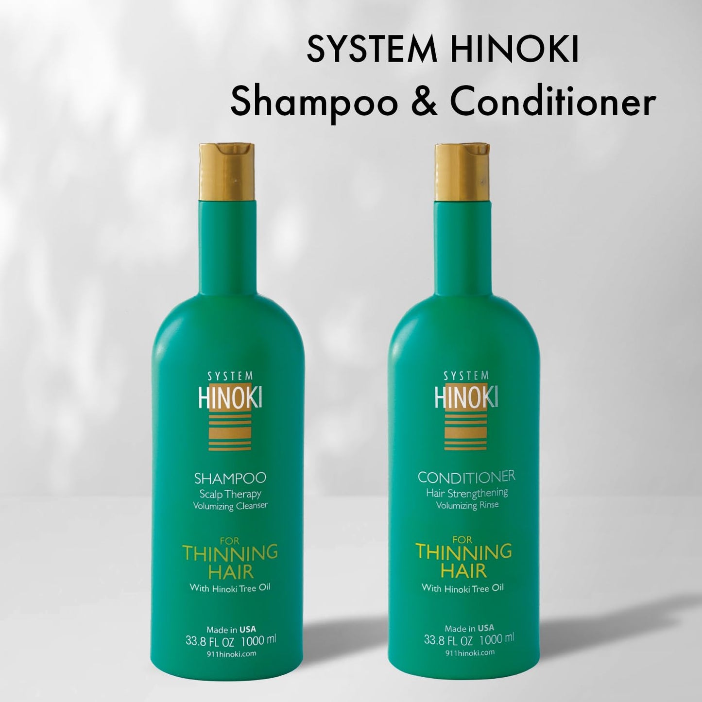 Hayashi System Hinoki Shampoo & Conditioner 33.8oz Duo "Set"