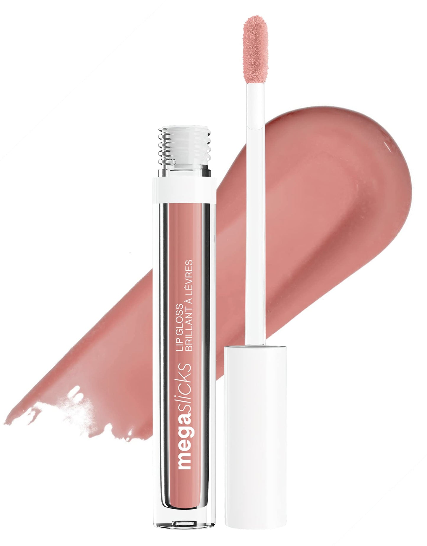 wet n wild MegaSlicks Lip Gloss, Ultra-Glossy, Vitamin-E Enriched, Ultra-Gloss High Shine Moisturizing, Cruelty-Free & Vegan - Snuggle Sesh