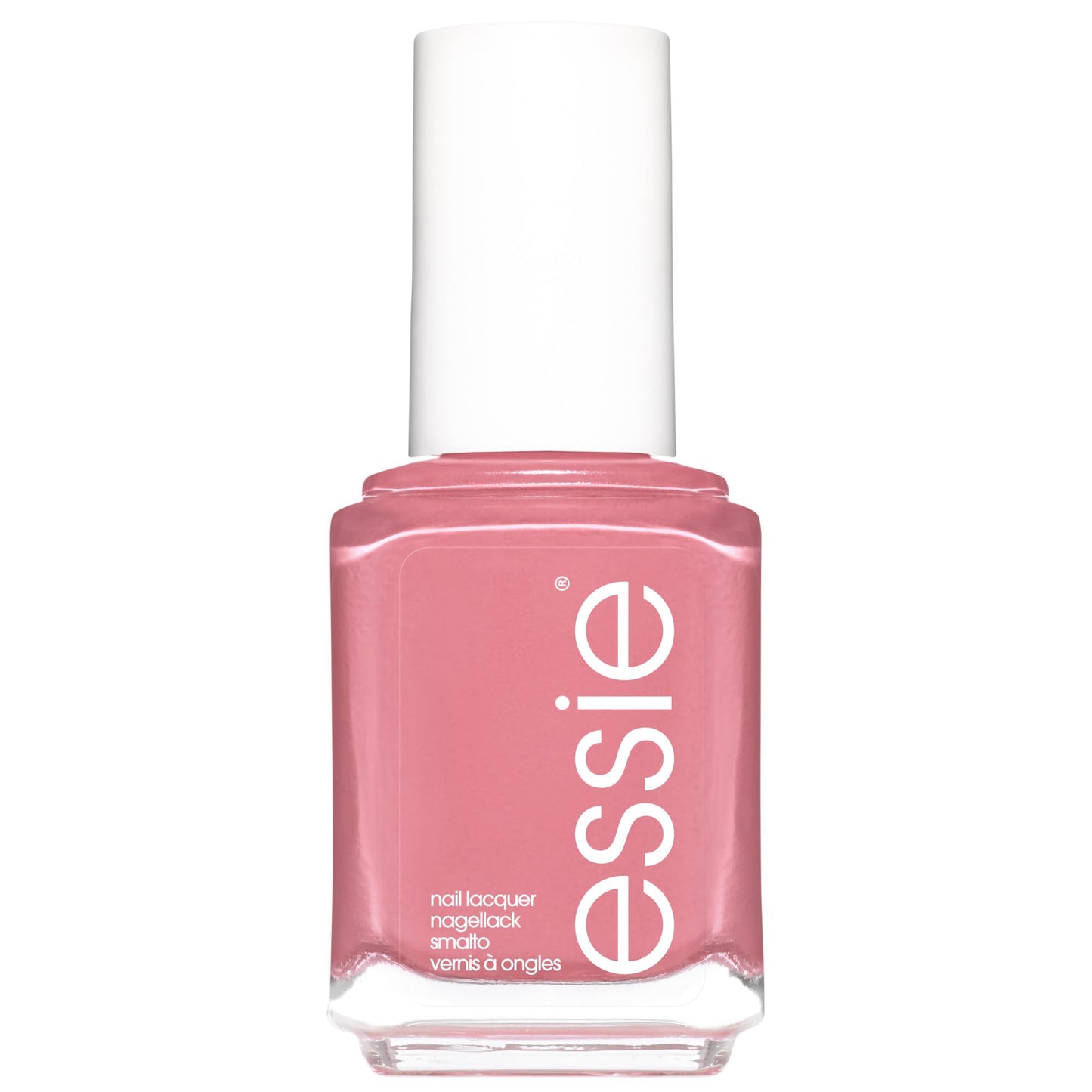 essie Nail Polish, Salon-Quality Mid-tone Pink Nail Polish, Vegan, Flying Solo, 0.46 fl oz
