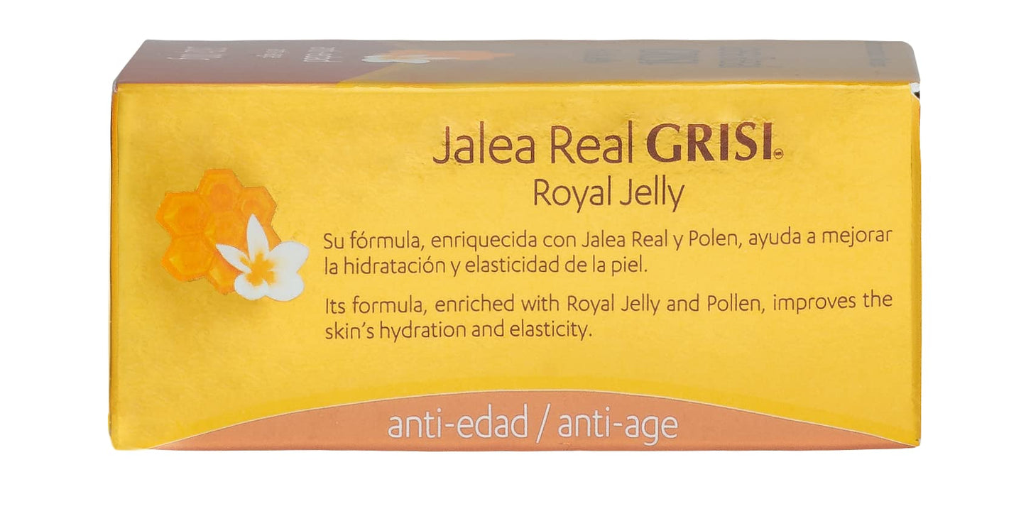 Grisi Royal Jelly Soap, Cleansing, and Smoothing Soap Nourish your skin, Improves your skin Elasticity, Extra Hydration, 6-Pack of 3.5 Oz each, 6 Bar