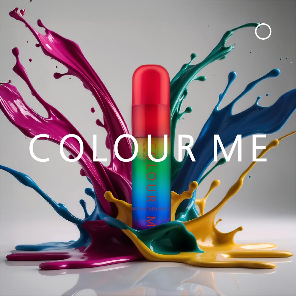 COLOUR ME Milton-Lloyd Colours - Eau de Parfum for Women - Rose, Vanilla Perfume for Women - Floral, Chypre Fragrances - Long Lasting Perfume - 1.7 oz