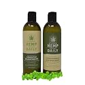 Hemp Daily Shampoo and Conditioner | Hemp, Argan, and Essential Oils | THC-free | 16 fl oz (Shampoo + Conditioner)