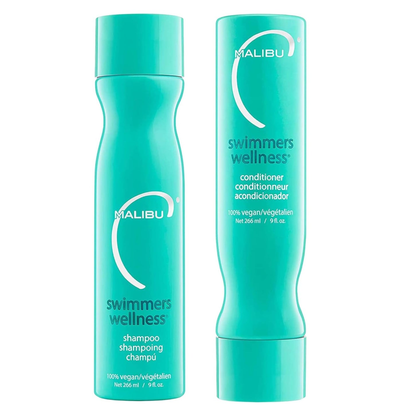 Malibu C Swimmers Wellness Shampoo and Conditioner Set (9 oz) - Restorative Hair Care for Swimmers - Protects Against Chlorine Damage & Combats Beauty and Personal Care Malibu C Default Title