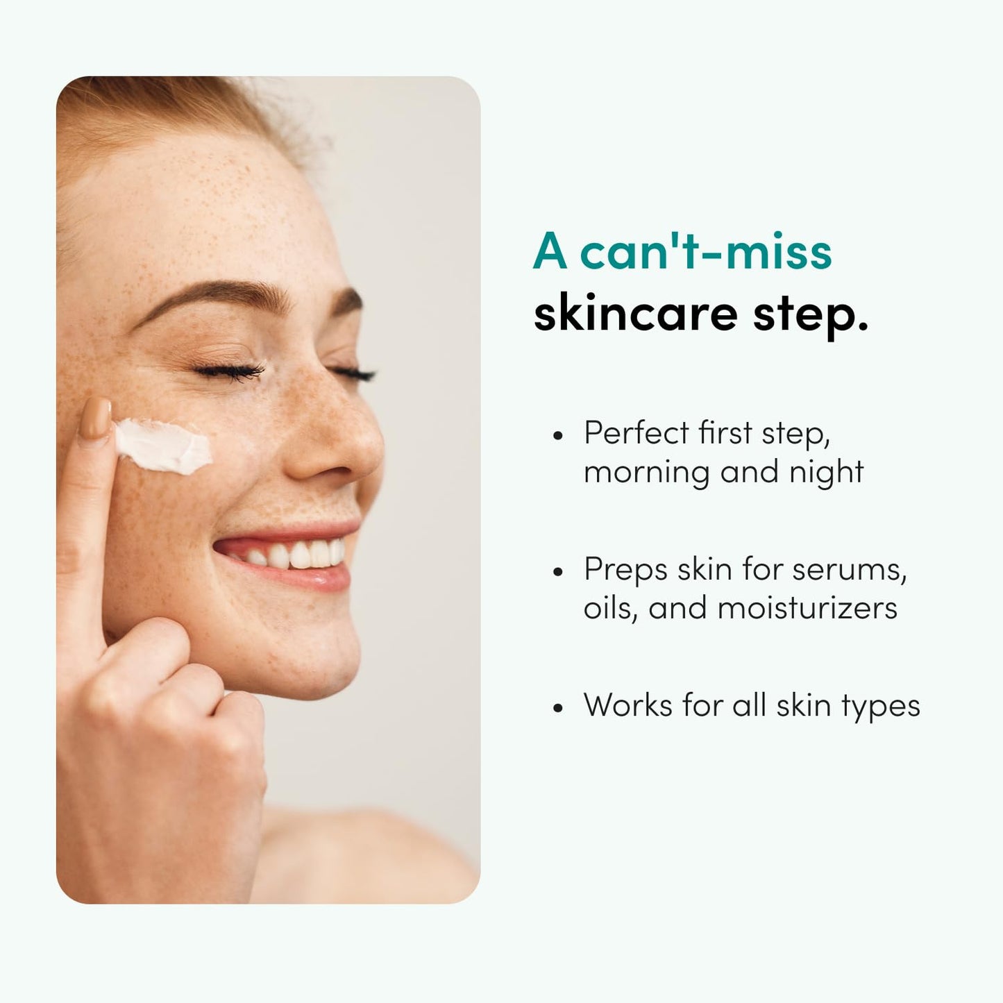 hers Clear Waters Facial Cleanser - Hyaluronic Acid, Squalane, & Green Tea Extract - Hydrating Face Wash for All Skin Types - pH Balanced