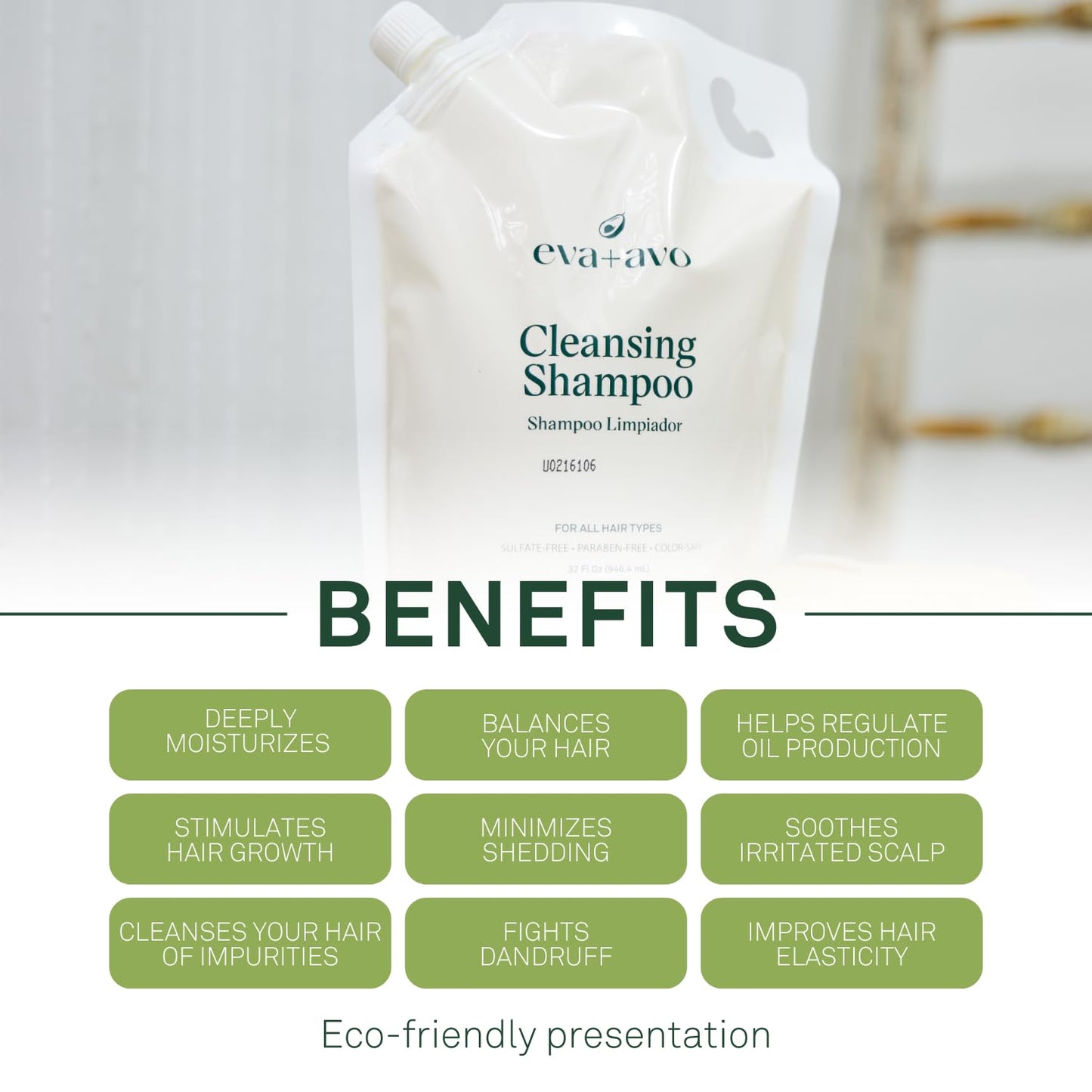 EVA + AVO Shampoo + Conditioner 32 Oz. Duo