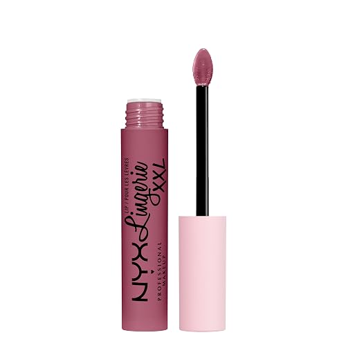 NYX PROFESSIONAL MAKEUP Lip Lingerie XXL Matte Liquid Lipstick - Unlaced (Cool Toned Dusty Rose)