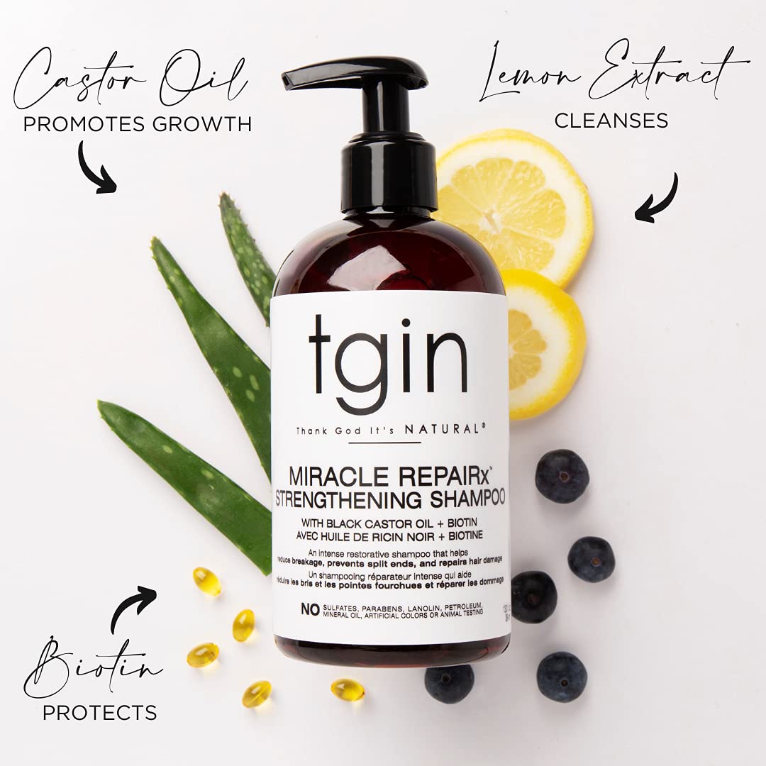 tgin The Growth Package: MRx Strengthening Shampoo and Conditioner, MRx Protective Leave In Conditioner, MRx Anti-Breakage Serum - Gift Set