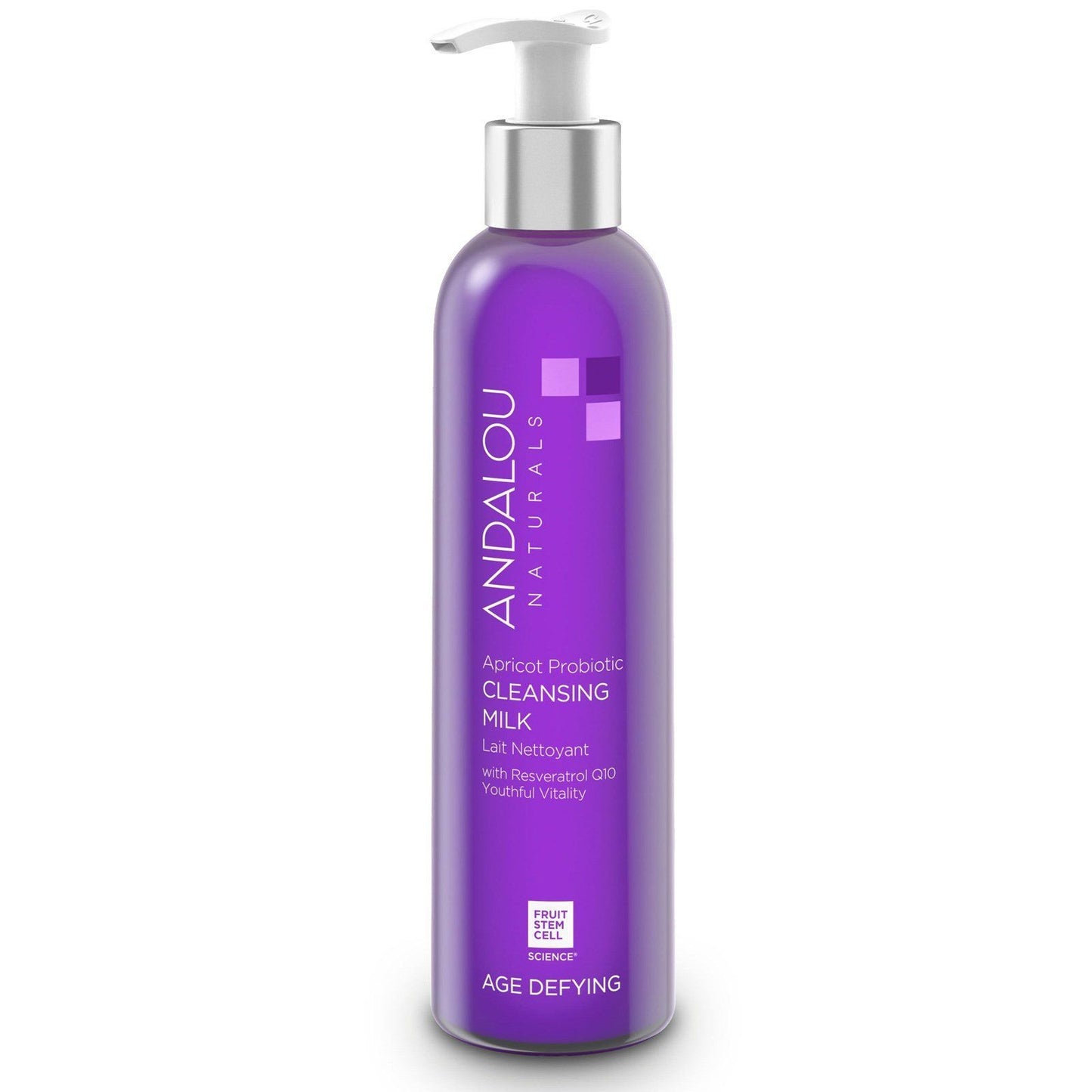 Andalou Naturals Cleansing Milk for Dry Sensitive Skin Apricot Probiotic - 6 fl oz