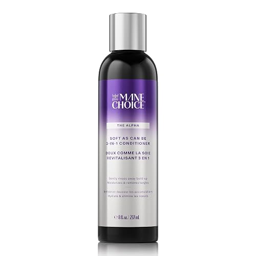 The Mane Choice The Alpha 3-in-1 Conditioner: Co-Wash, Moisturizing Leave-In Conditioner & Detangler for Coily, Wavy, or Curly Hair, Refresh